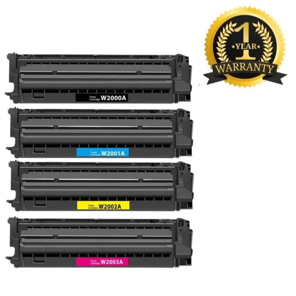 4PK W2000A, W2001A, W2002A, W2003A Toner Ctg Compatible for HP (658A) M751dn