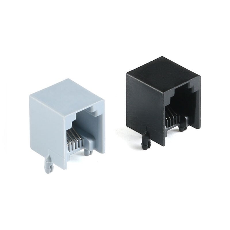 10Pcs 6P6C RJ11 RJ12 PCB Mount Telephone Modular Connector Socket Interface