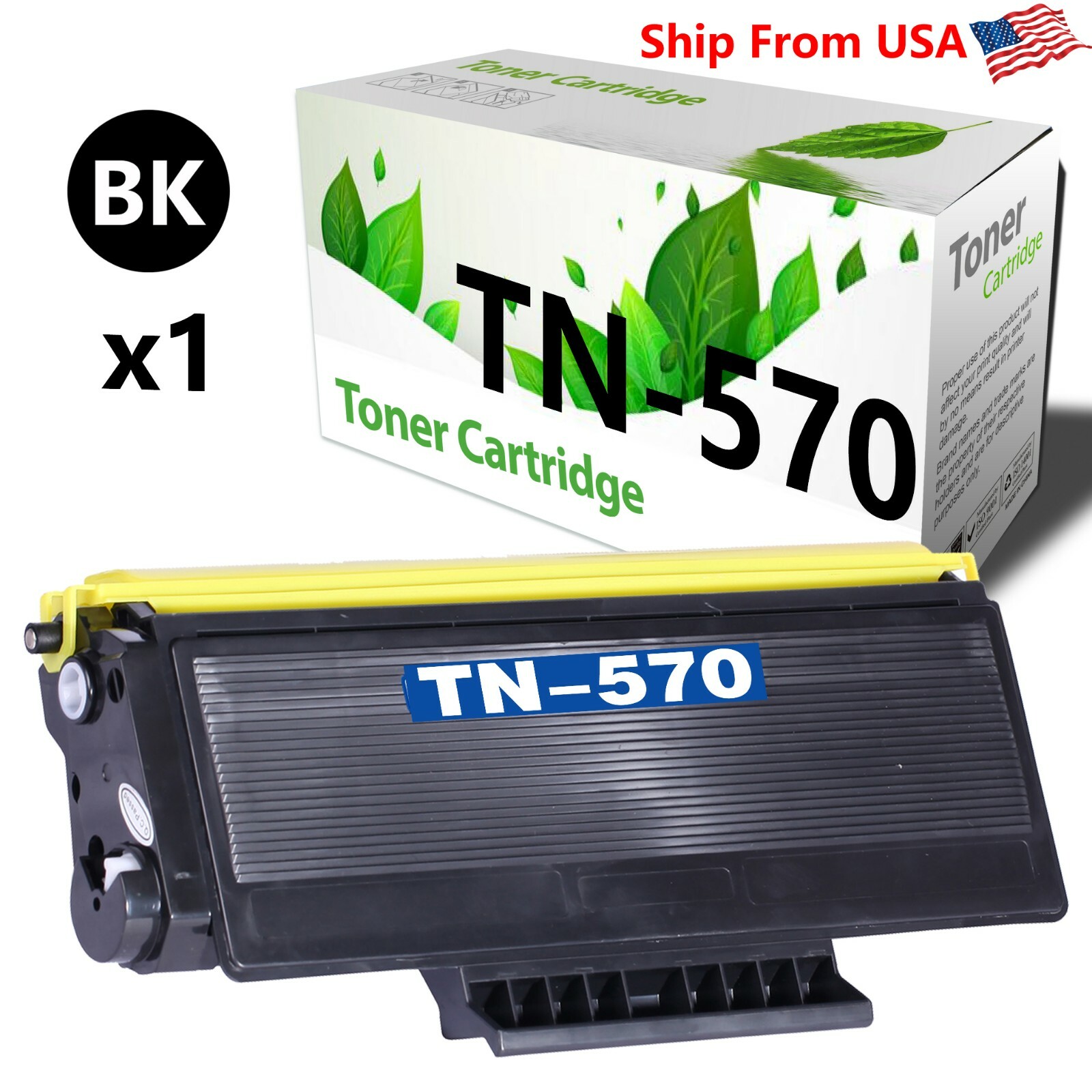 1-PacK TN570 TN-570 Toner Cartridge for BROTHER HL-5170DN 1650