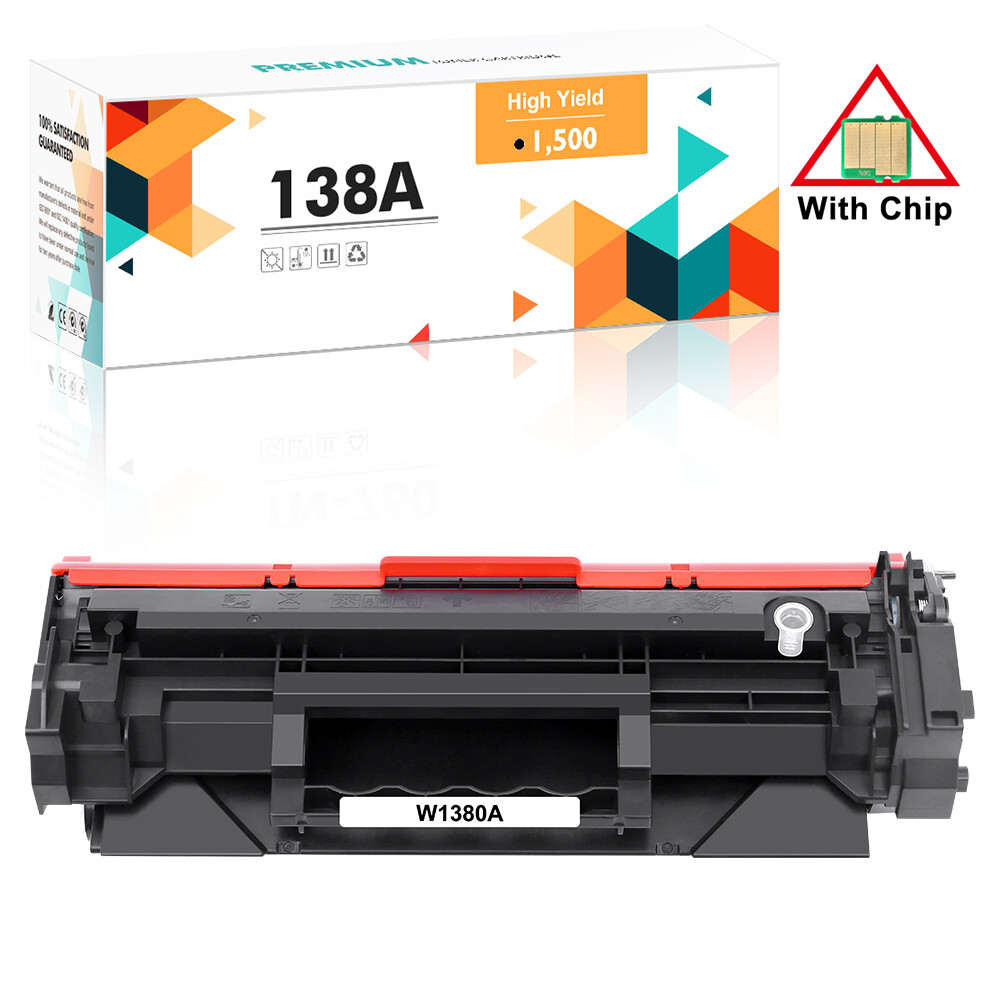 1-4PK 138A W1380A Toner Cartridge with Chip for HP Laser Jet Pro MFP 3101fdw