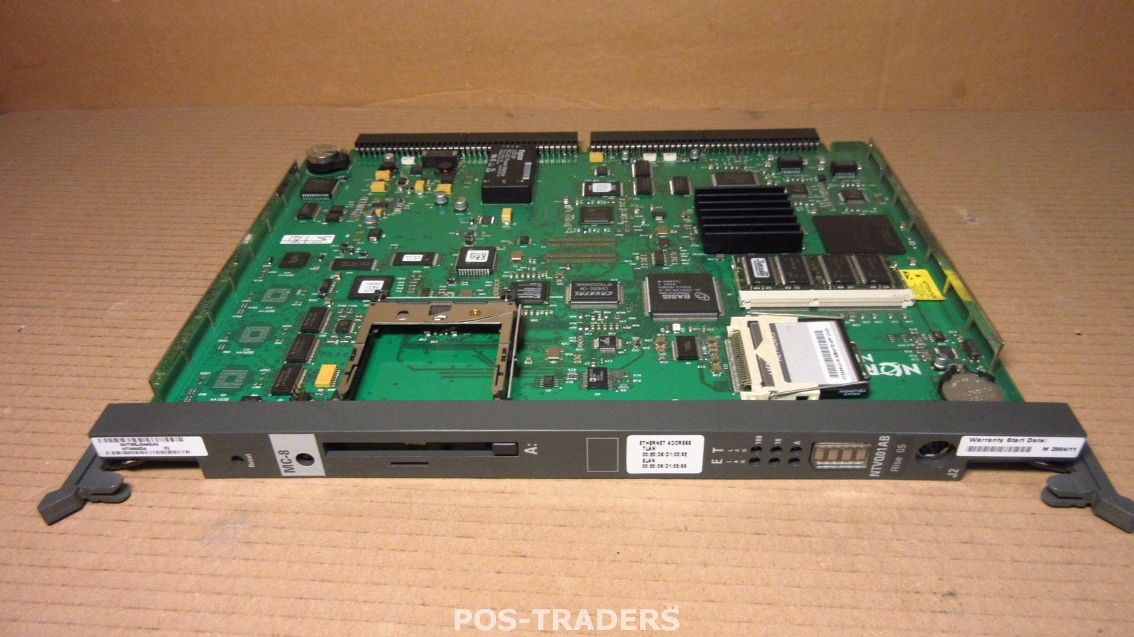 Nortel NTVQ01AB MC-8 Voice Gateway Media PULLED FROM NORTEL NTDK91 OPTION 11C