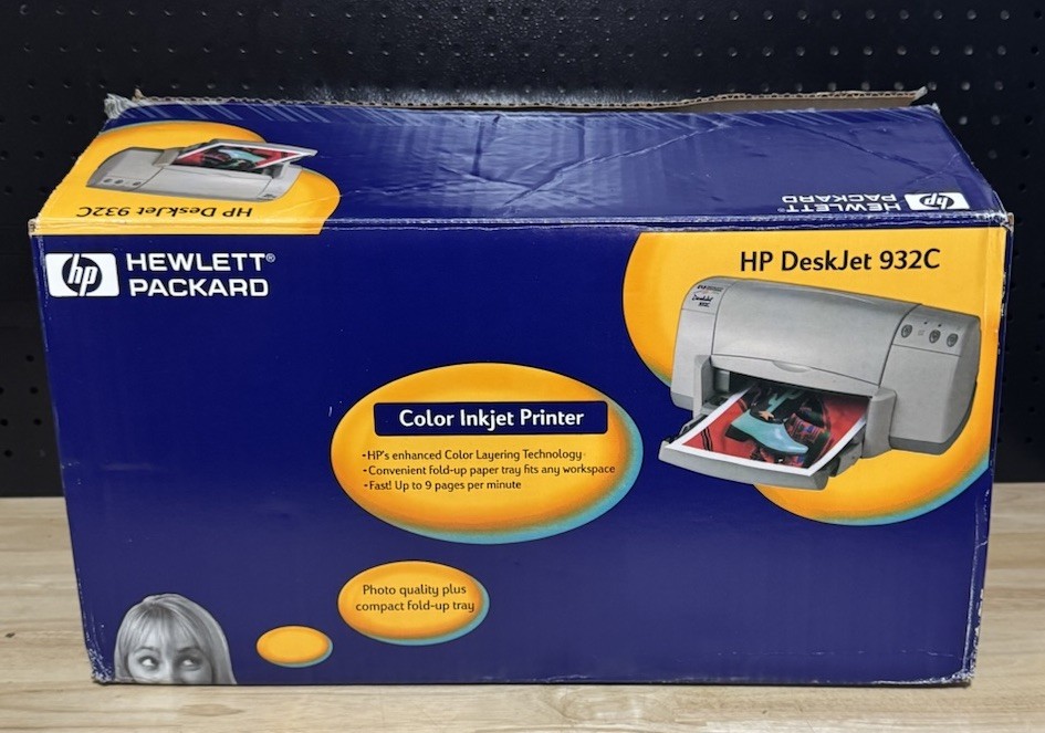 HP Deskjet 932C Inkjet Printer w/Duplexer (No ink)