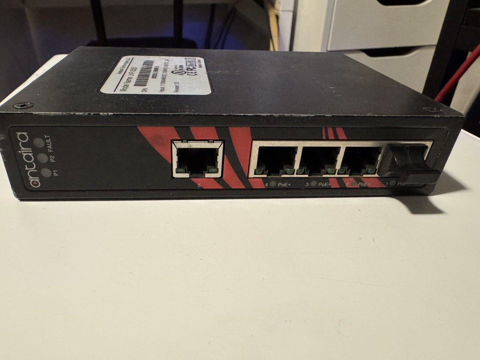 Antaira LNP-0500-T 5-Port Industrial Unmanaged Ethernet Switch