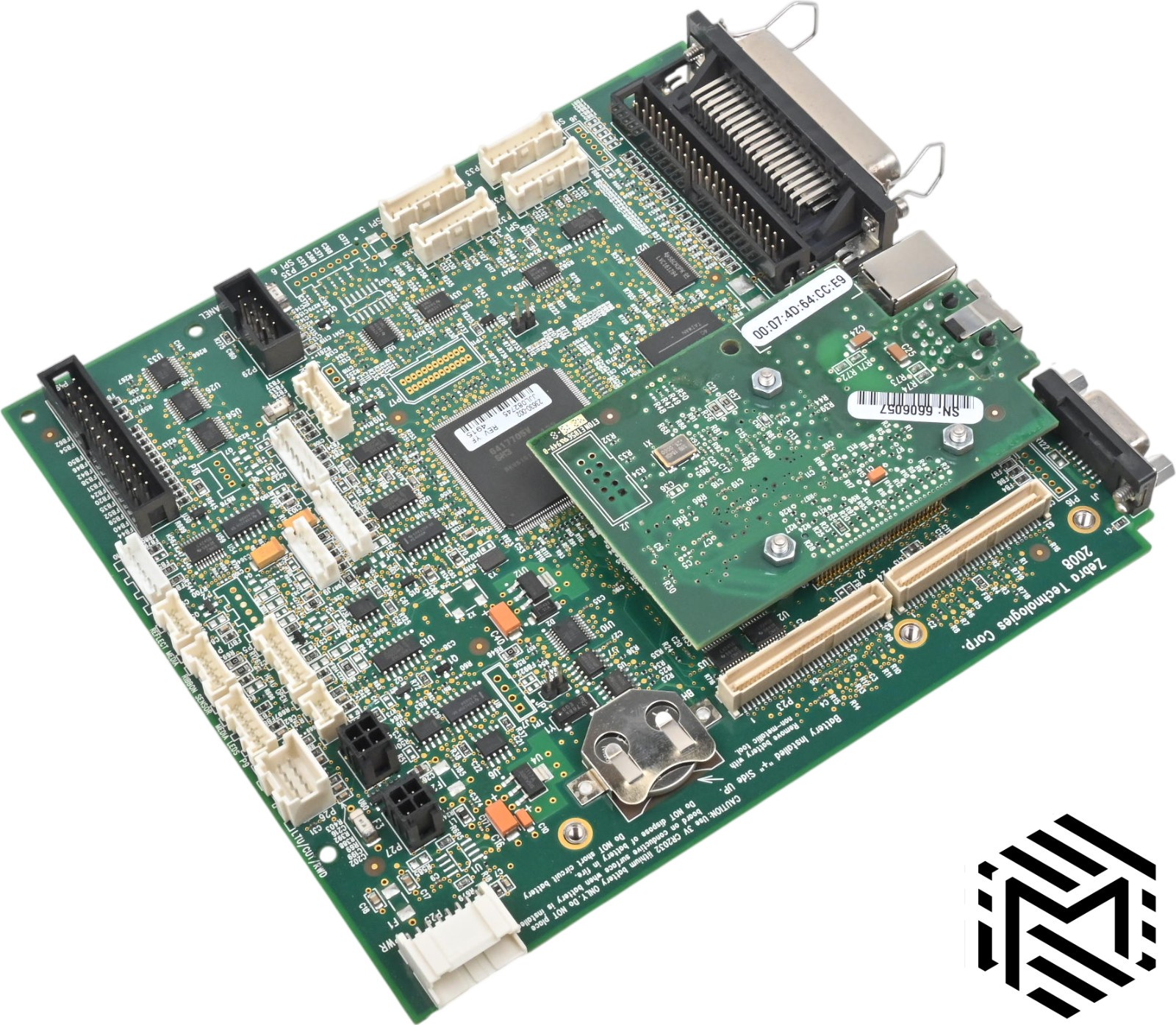 Zebra P1053360-017 Motherboard - 64MB - Main Logic Board - Xi4 Series Printers