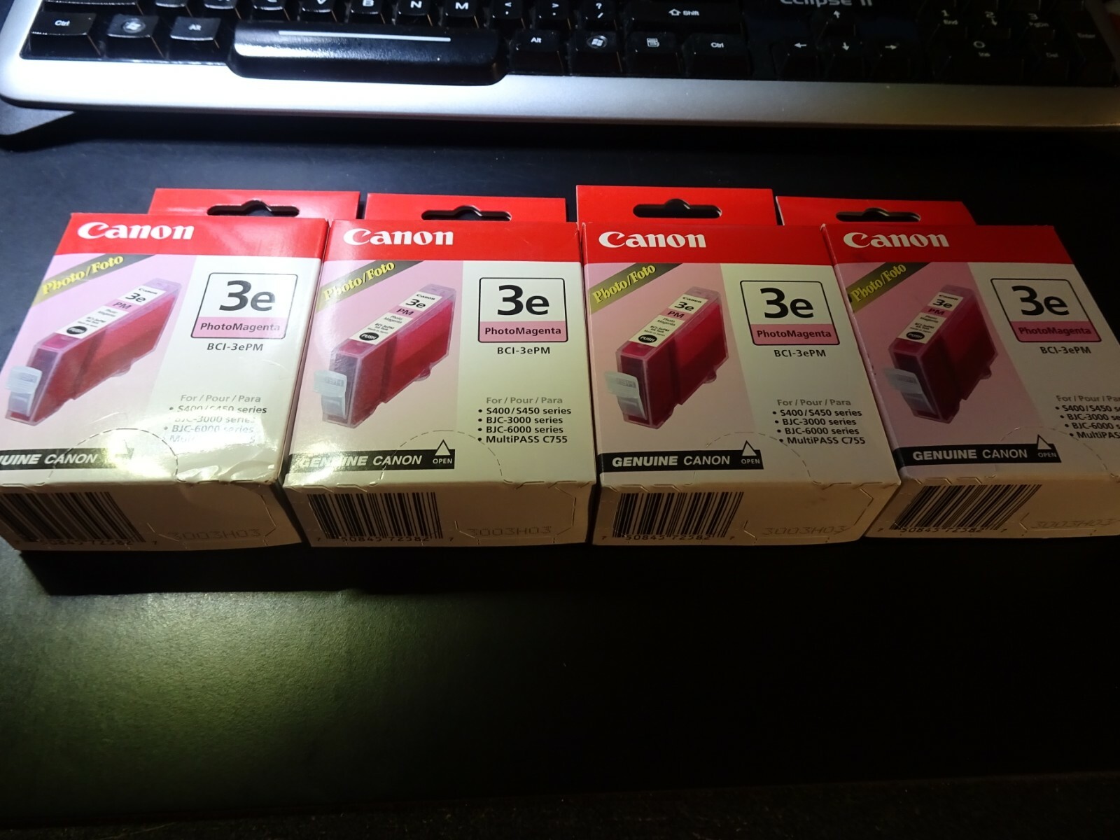 Canon 4-Pack Lots Photo Magenta 3e BCI-3ePM, Compatible List in Description