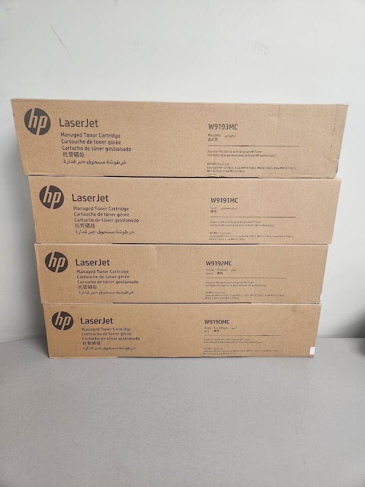 HP W9190MC, W9191MC, W9192MC, W9193MC Toner  LaserJet Managed MFP E77822d Set