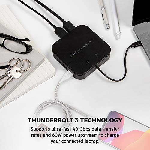 BELKIN THUNDERBOLT 3 DOCK CORE WITH THUNDERBOLT 3 CABLE - USB C HUB - 7-IN-1 -