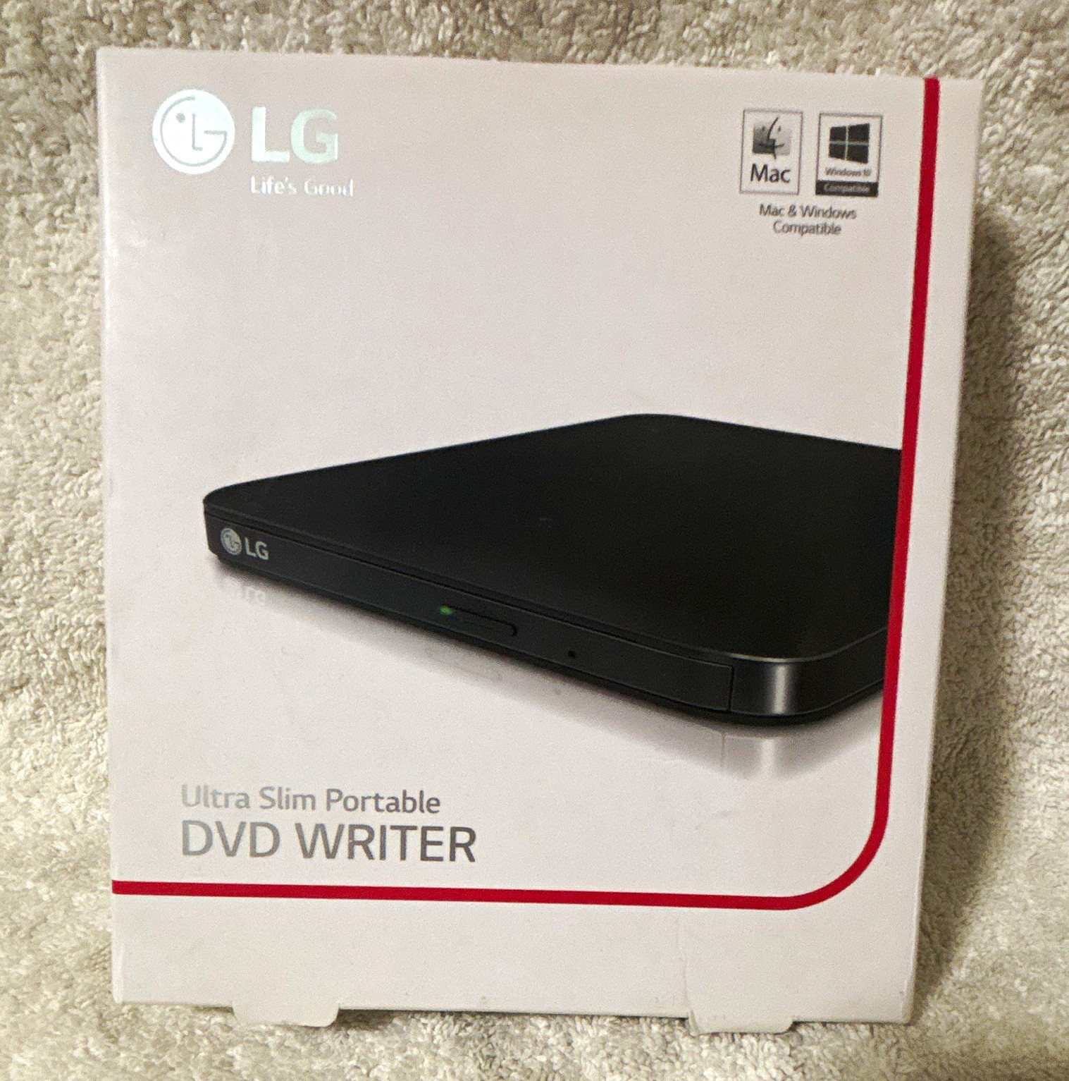 LG Ultra Slim Portable DVD Writer SP80 M-DISC Support DVD 8x CD 24x