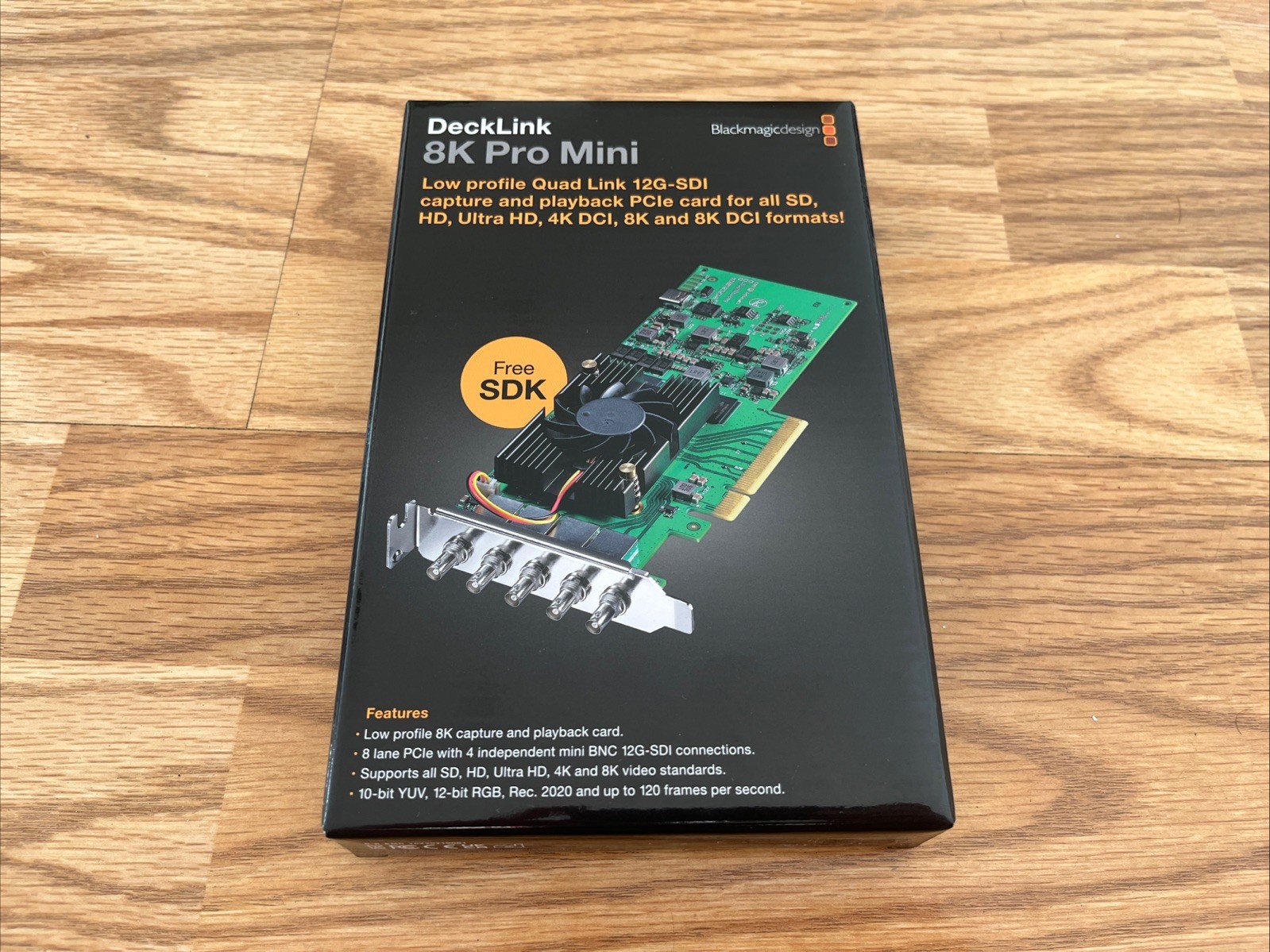 Blackmagic Decklink 8K Pro Mini Quad Link 12G-SDI Capture & Playback PCIe Card