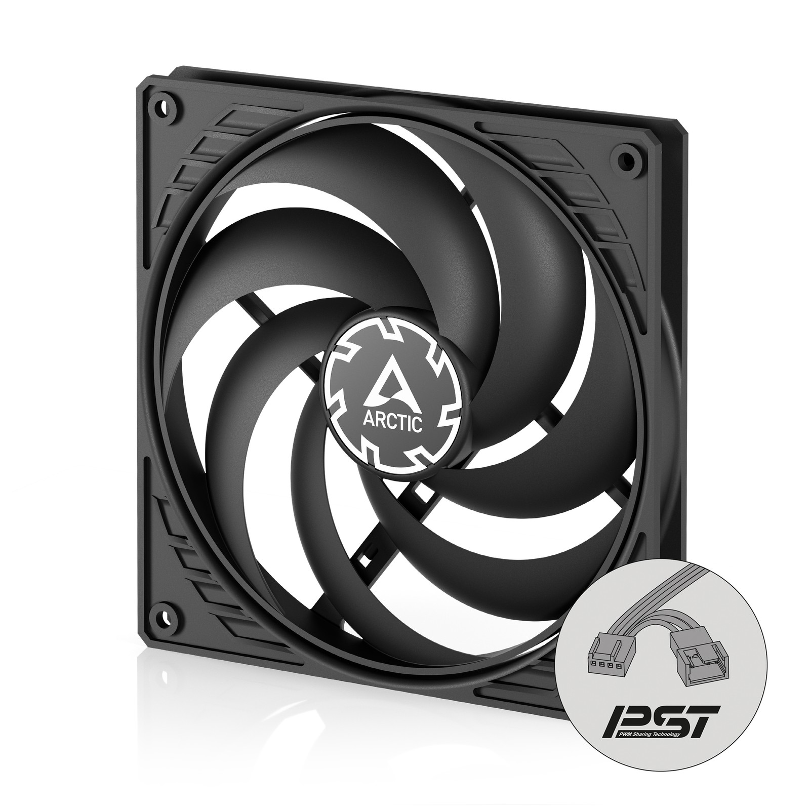 ARCTIC P14 SLIM PWM PST Case Fan 140 mm PWM Sharing Technology PC extra slim