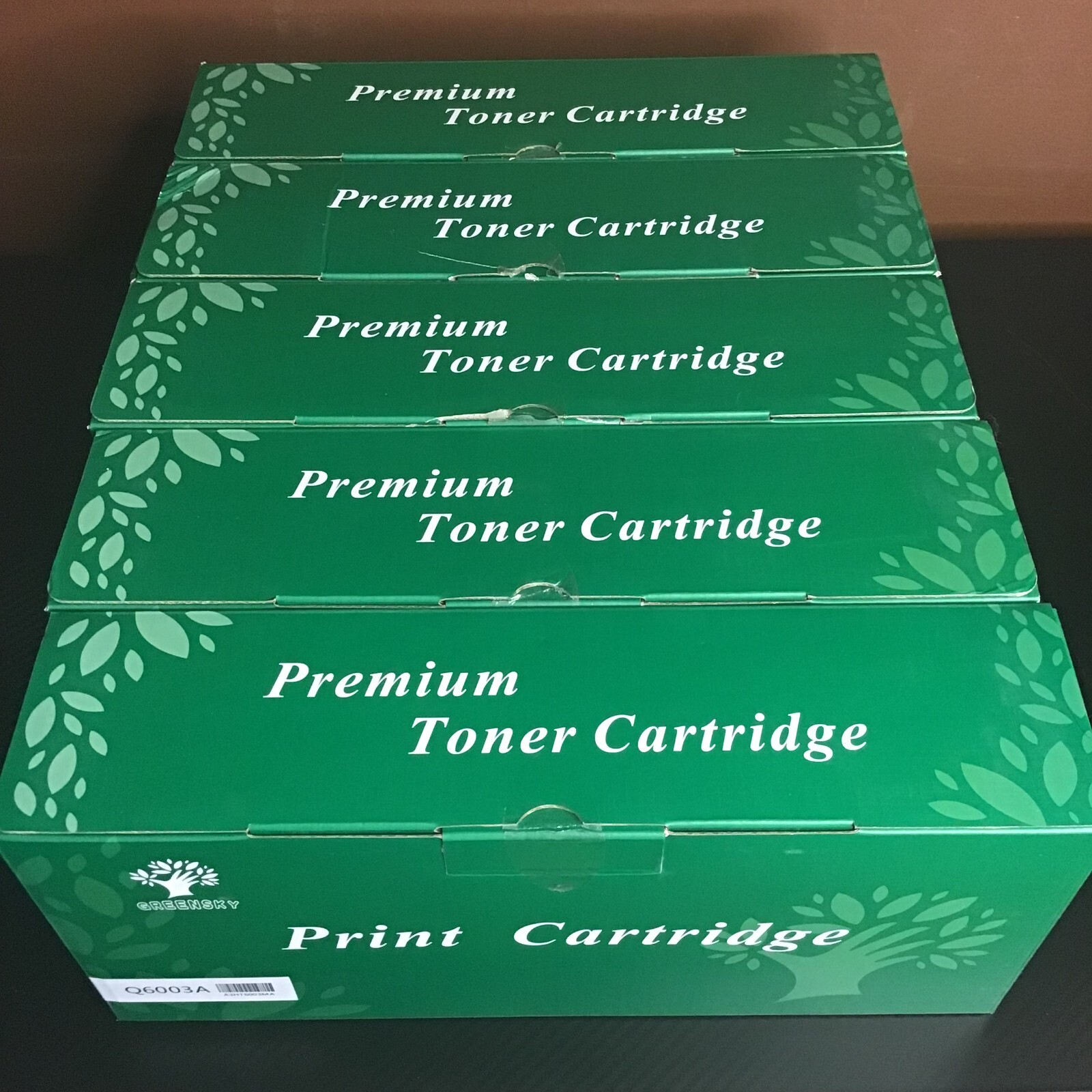 Greensky Premium Toner cartridge Lot of 5 (2Black, Cyan, Yellow, Magenta)