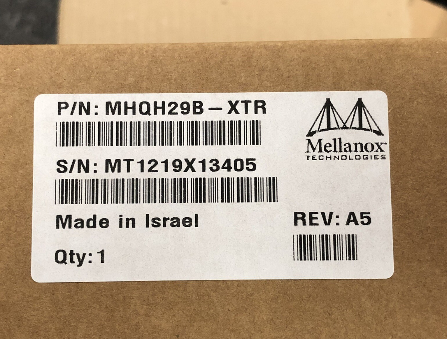 Mellanox ConnectX-2 Dual port 10GbE Ethernet NIC Adapter OR 40Gb/s InfiniBand