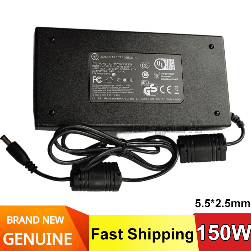 Original LEI LEADER NUA5-6540277-I1 Adapter Power Supply Charger 54V 2.77A 150W