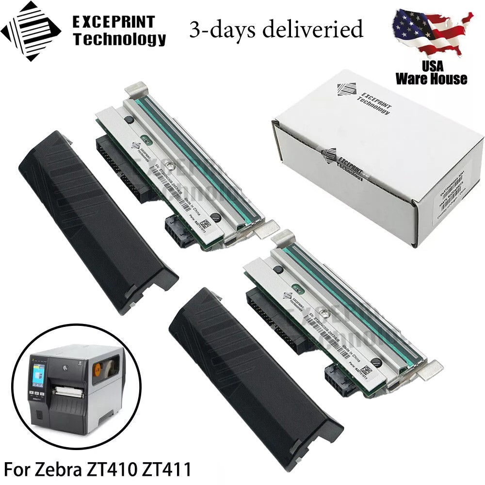 ✅ 2pcs Printhead Replace for Zebra ZT410 ZT411 Printer 300DPI P1058930-010 USA ✅