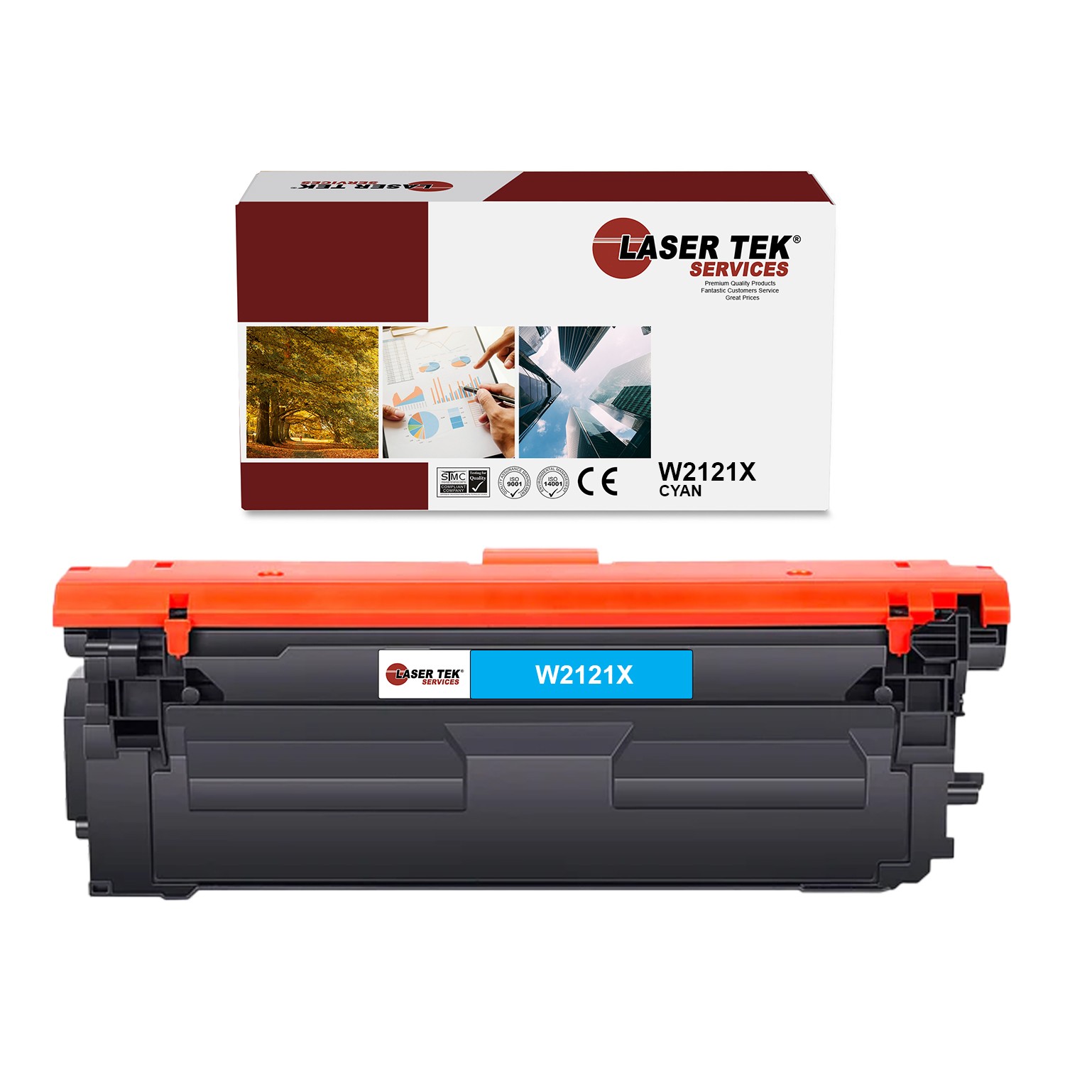 LTS 212X Cyan HY Compatible for HP LaserJet MFP M578c Toner Cartridge