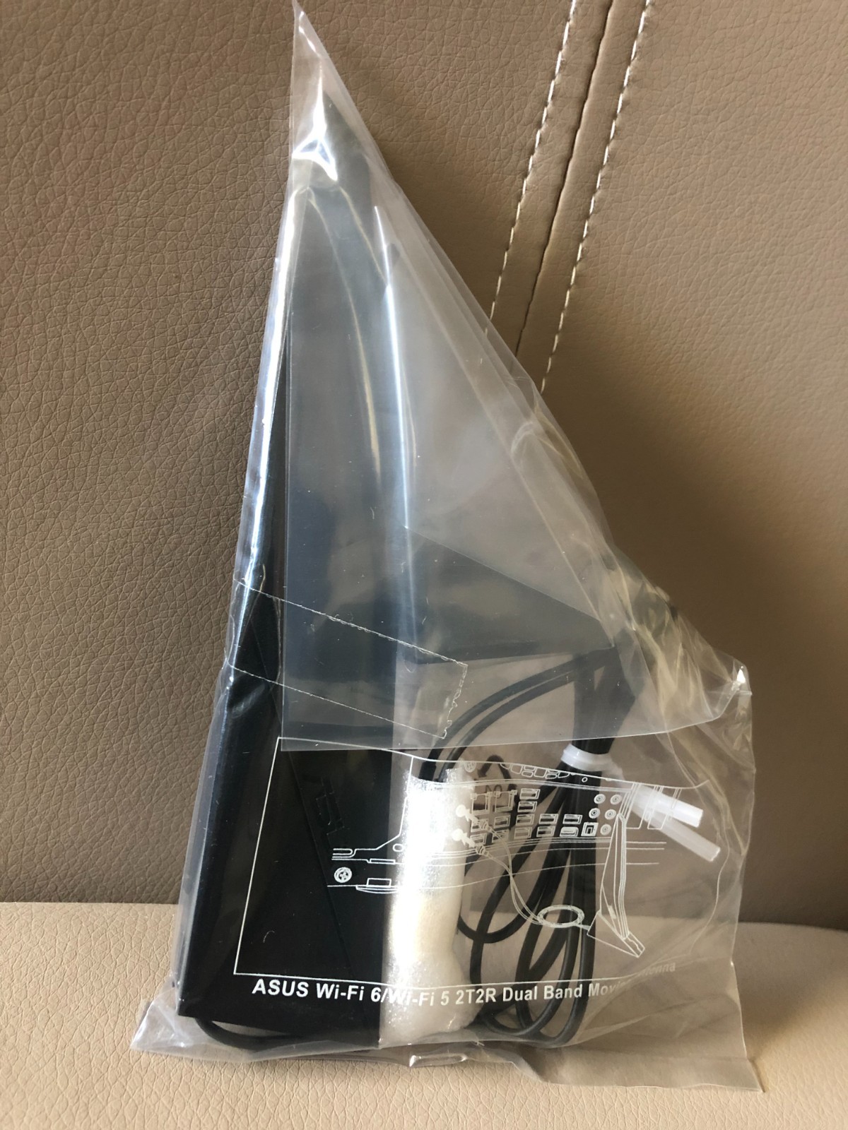 ASUS Wi-fi 6/Wi-fi 5 2T2R Dual Band Moving Antenna, BRAND NEW