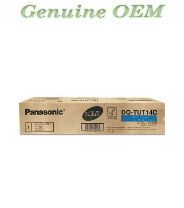 DQ-TUT14C/DQTUT14C Original OEM Panasonic Toner, Cyan Genuine Sealed