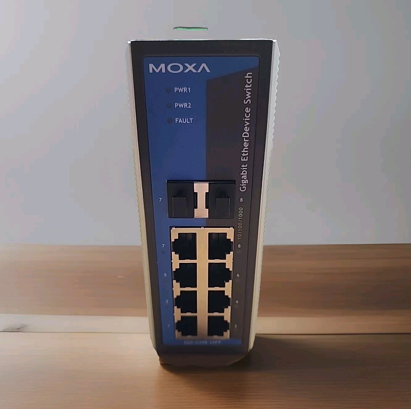 Moxa EDS-G308-2SFP, 8-Port Gigabit Ethernet Switch, 2 SFP Slots