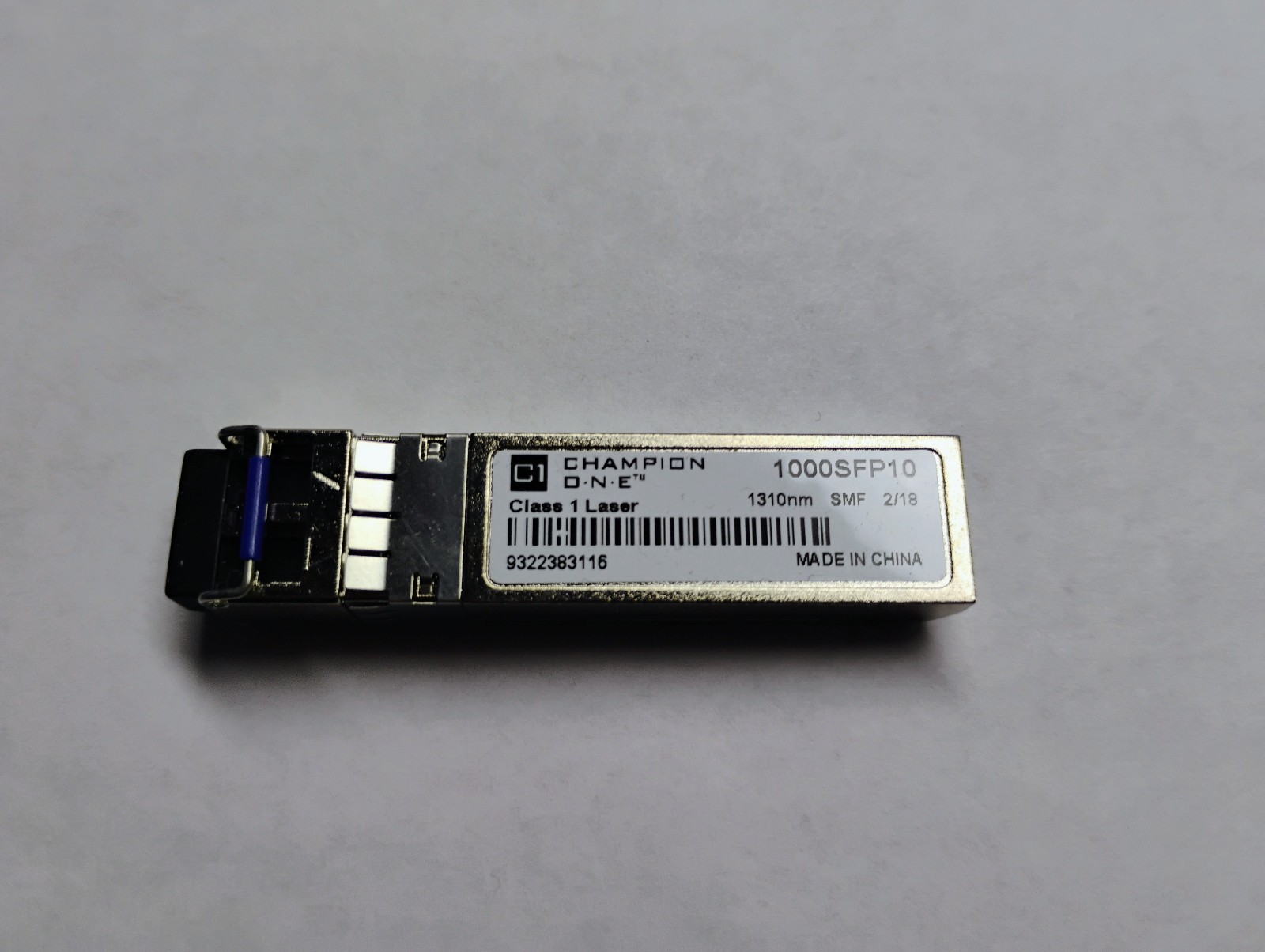 Champion One Class 1 Laser  1000SFP10 1.25GB 1310nm 10km SMF SFP Transceiver