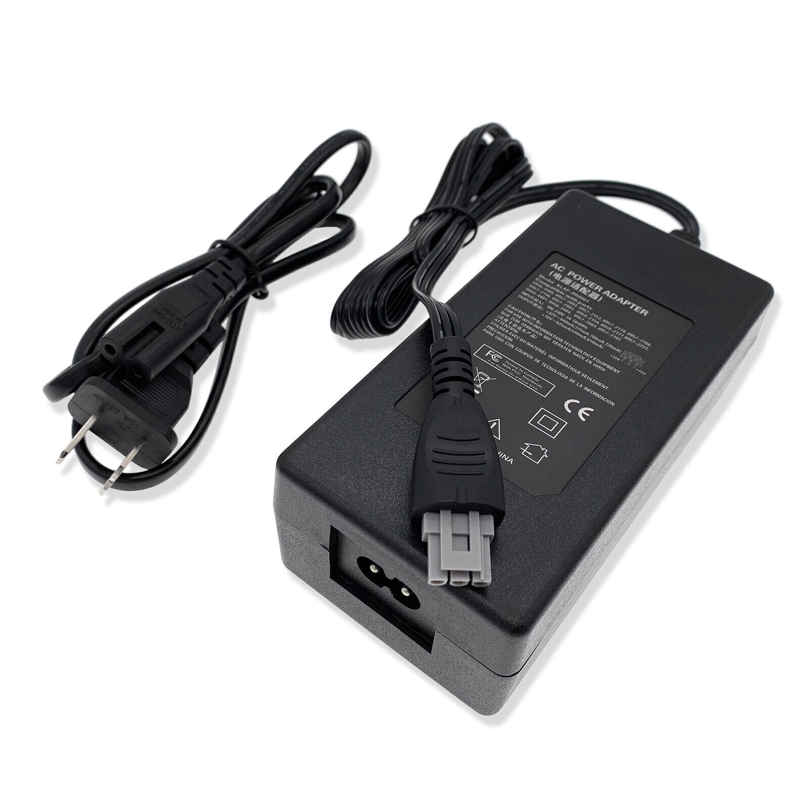AC DC Adapter Charger for HP Photosmart All-in-One C5200 and C5500 Series w/Cord
