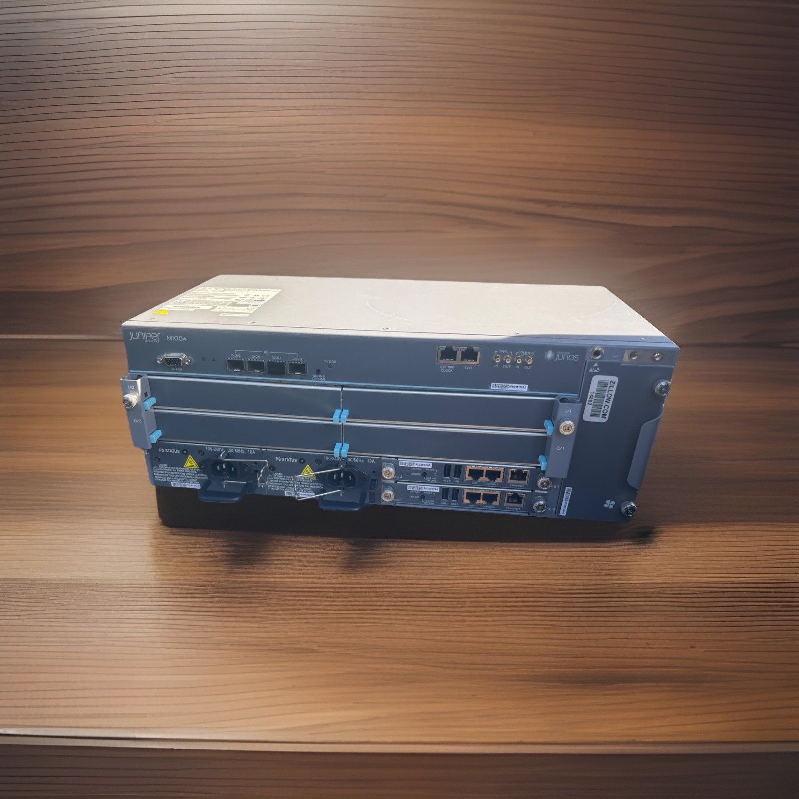 Juniper MX104 Router W/ 2X PWR-MX104-AC POWER丨FAN | 2 x RE-S-MX104