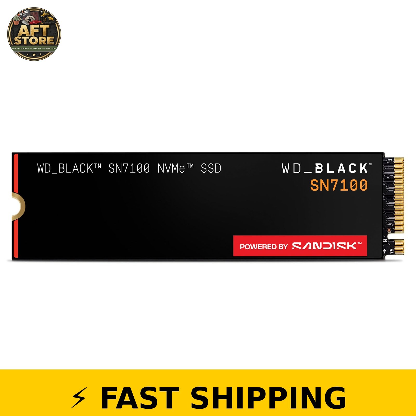WD_Black SN7100 2TB NVMe SSD - Gen4 PCIe, Up to 7,250 MB/s