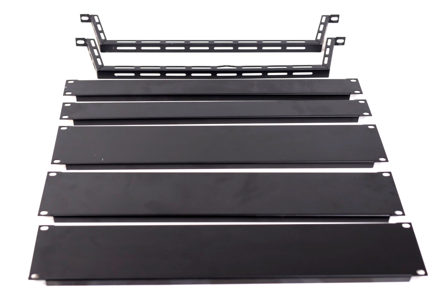 7 Middle Atlantic Flat Black Filler Panel Set 1U FEB1 2U FEB2 LBP Lace Bars u467