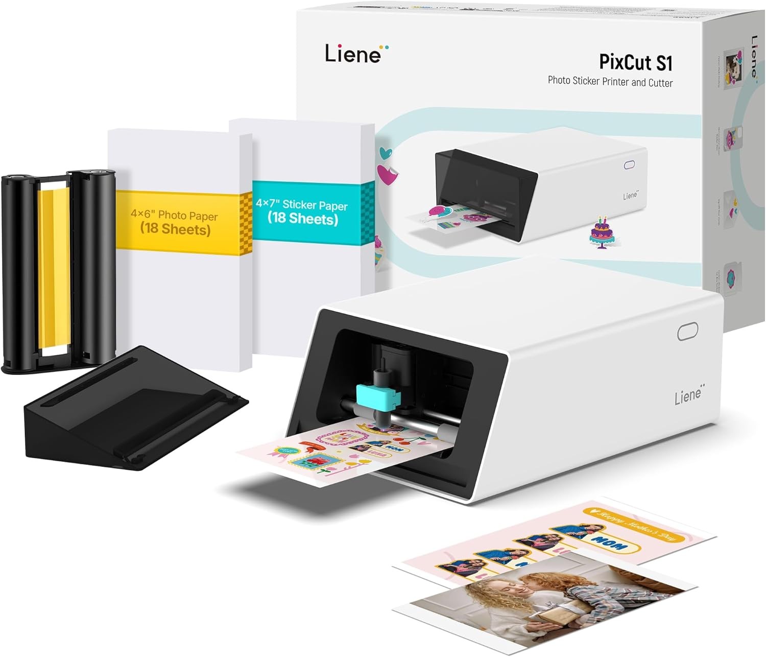 Color Sticker Printer and Cutting Machine, All-in-One