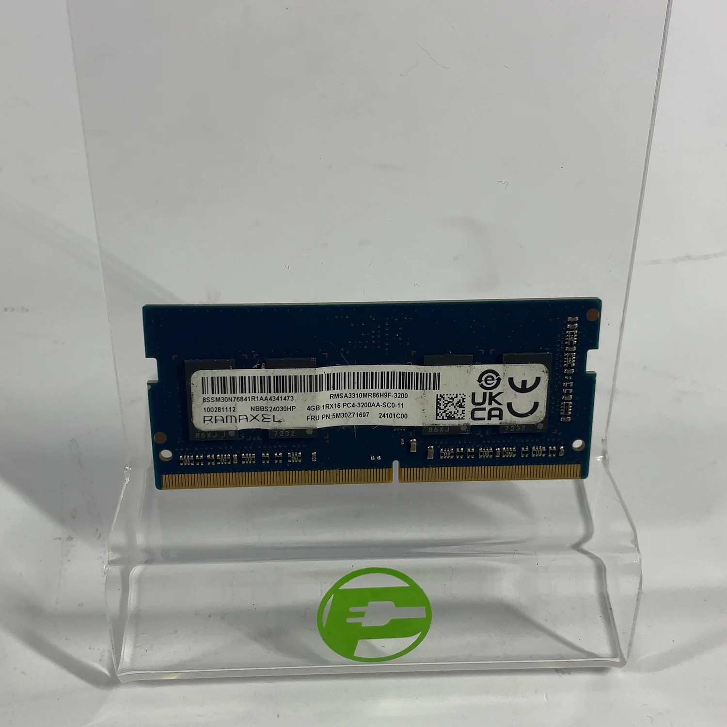 Ramaxel RMSA3310MR86H9F 4GB (4x1GB) RAM DDR4 3200MHz RMSA3310MR86H9F