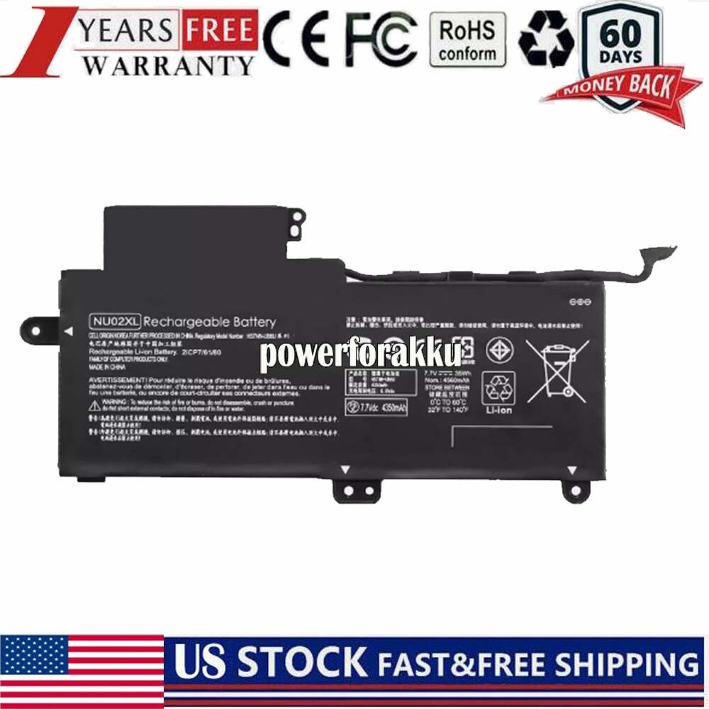New Battery for HP Pavillion X360 M1 M1-U NU02XL HSTNN-UB6U TPN-W117 843535-541