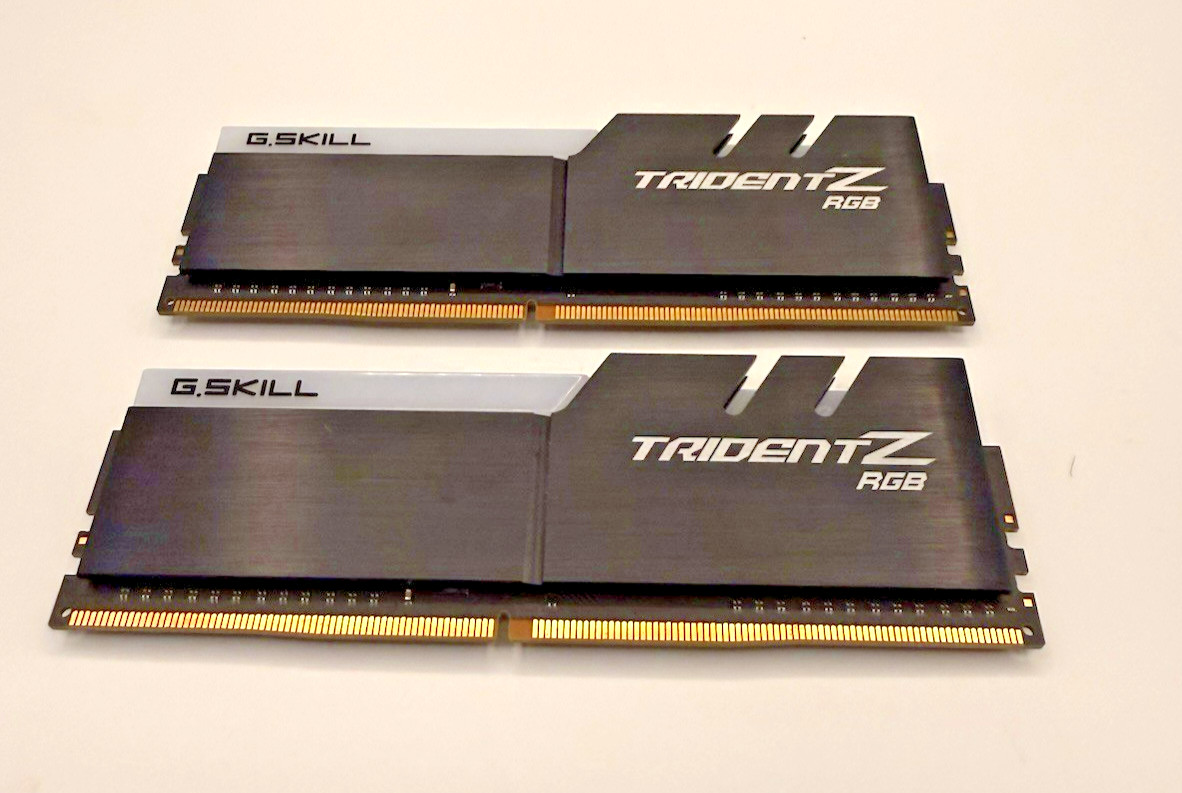 G Skill Trident Z RGB DDR4-3600 RAM 8Gx2 CL18 22 22 42 Memory Kit