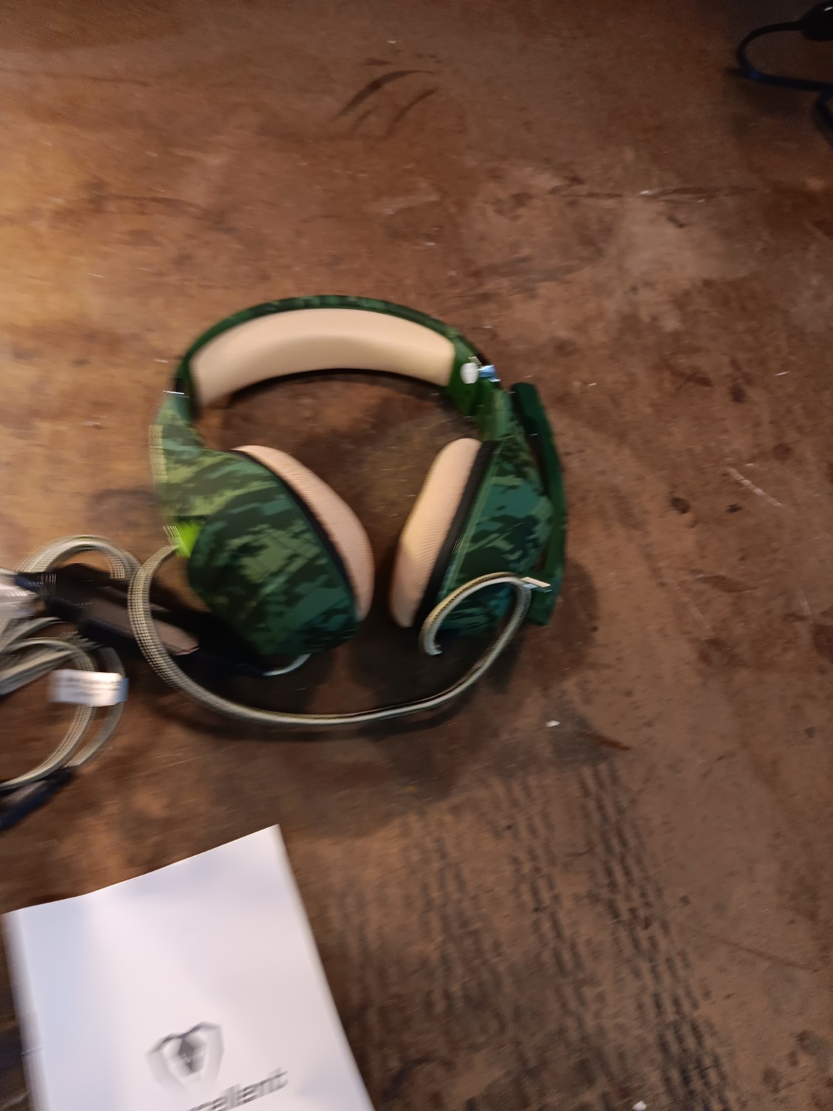 Beexcellent Pro Gaming Headset GM-500 Camo 3.5 MM 4 pin USB Unused Open Box