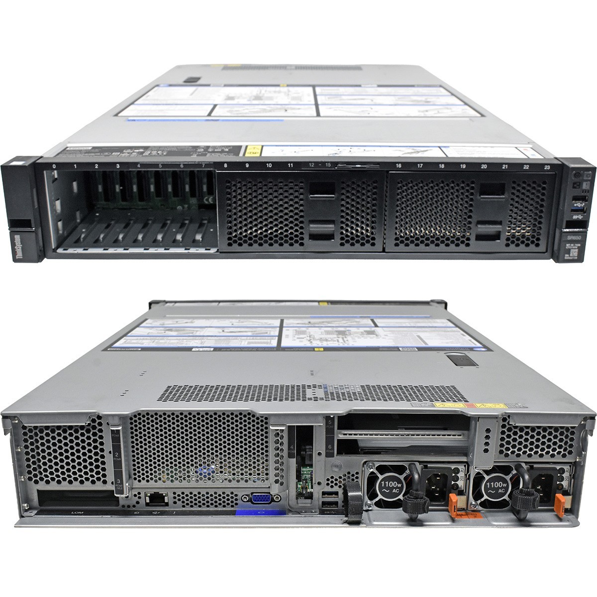 Lenovo ThinkSystem SR650 Server without CPU 0GB PC4 RAM 2xCooler 430-8i 8x...