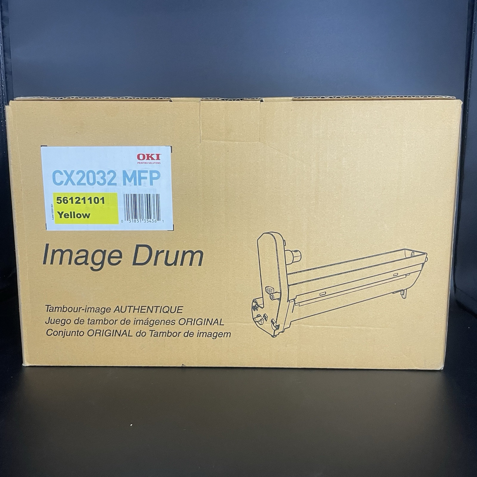 Okidata 56121101 Yellow Image Drum ( 20K Page Yield ) for CX2032 MFP New