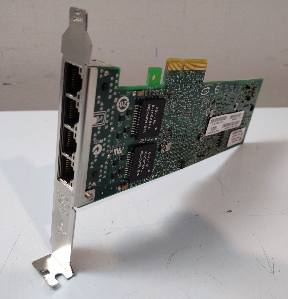 Intel ET2 Quad Port Server Adapter 1GB PCI-E Network Card  cpu-d42543 used/work