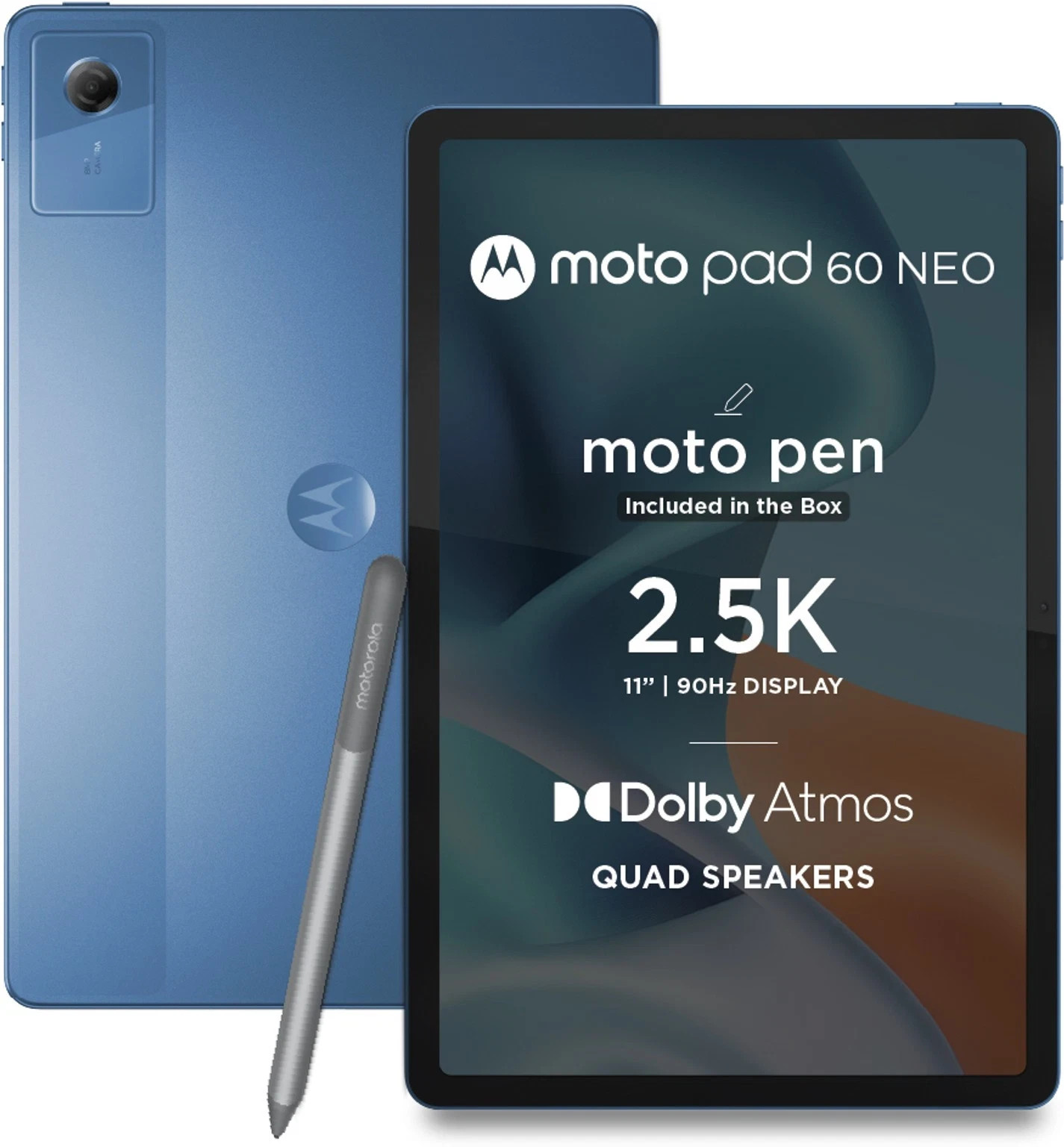 MOTOROLA Pad 60 Neo Blue 4GB RAM 128GB +8GB 128 11 inch with Wi-Fi Only Tablet .