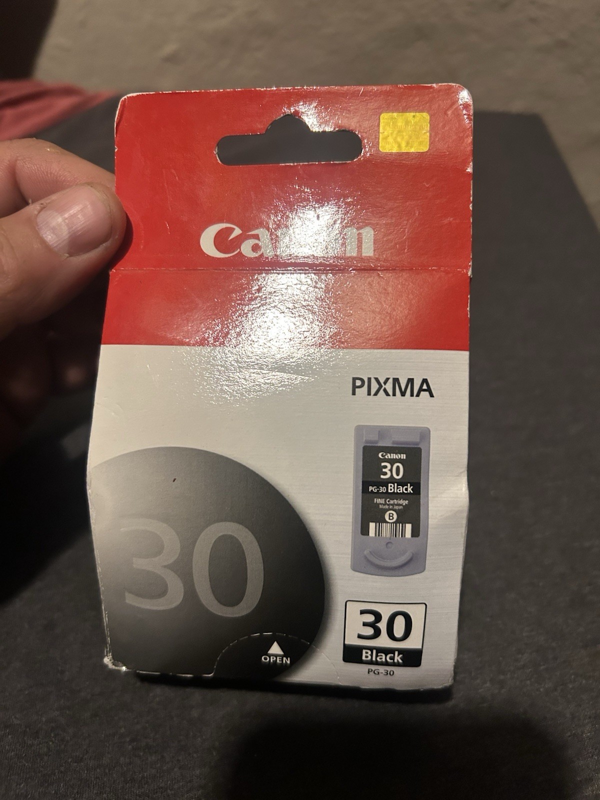 GENUINE Canon PG-30 Black Ink Cartridge - PIXMA - Sealed
