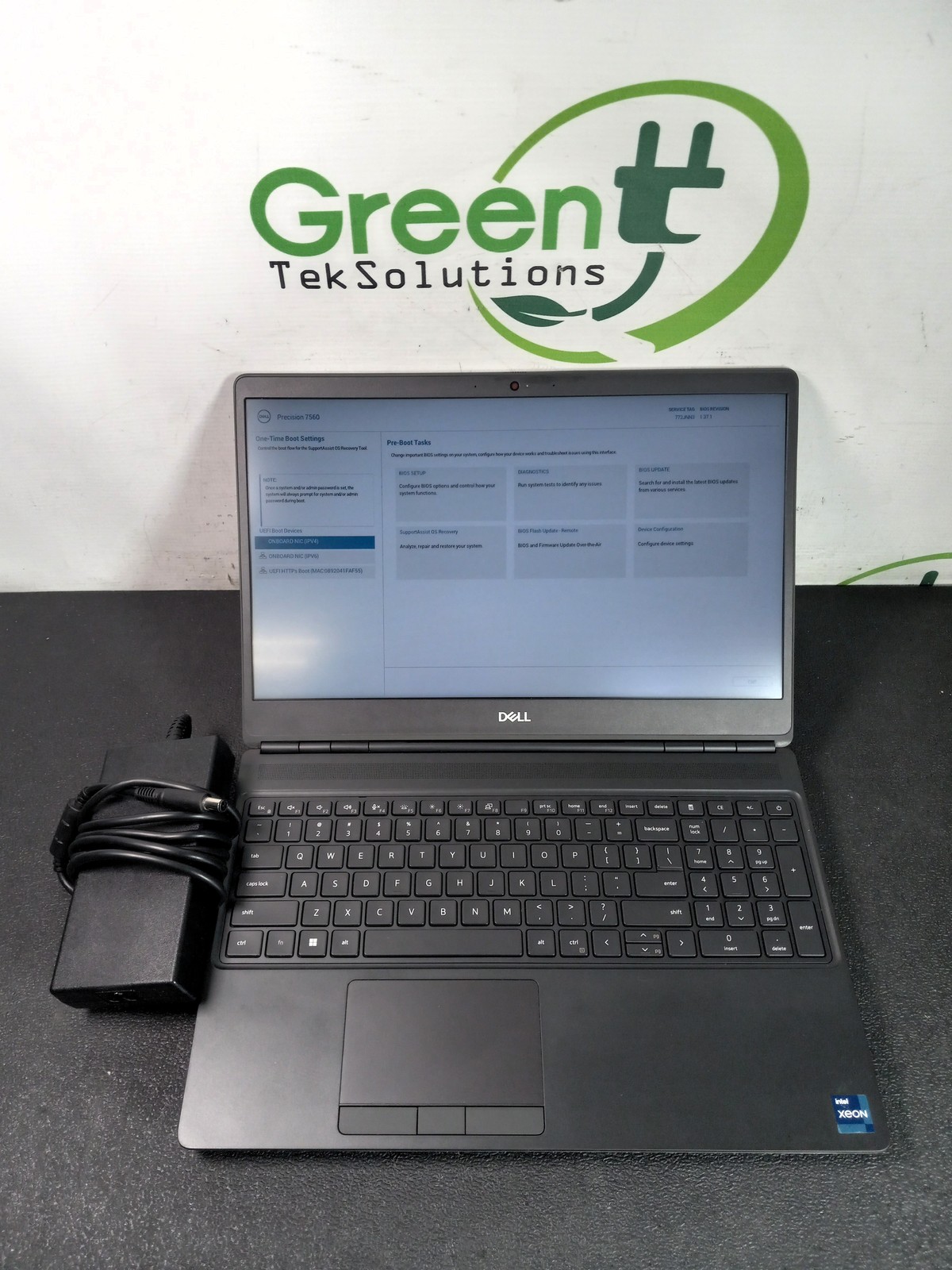 Dell Precision 7560 15.6" Xeon W-11855M 64GB NO SSD Laptop w Adapter NO OS READ
