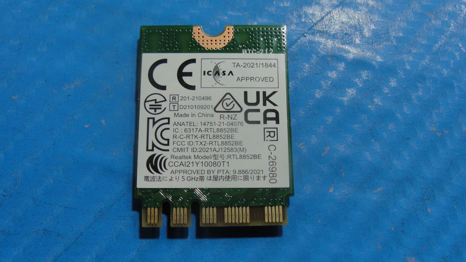 Lenovo IdeaPad 1i 14IGL7 14" Genuine Wireless WiFi Card RTL8852BE 5W10V25844
