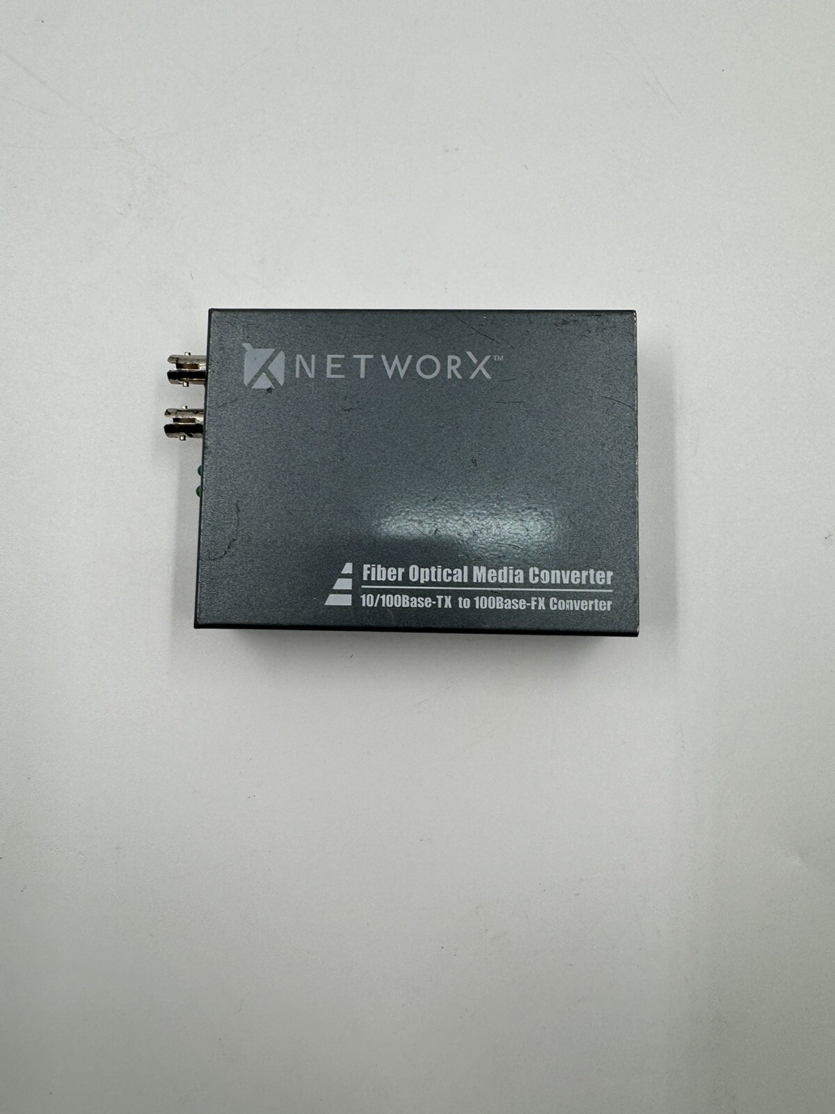 NETWORX 10/100M FIBER OPTICAL MEDIA CONVERTER - FT-1000MM-LC As Is