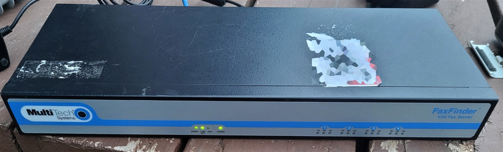 MultiTech Fax Finder FF440 Fax Server - No Adapter - Logged In - Reset