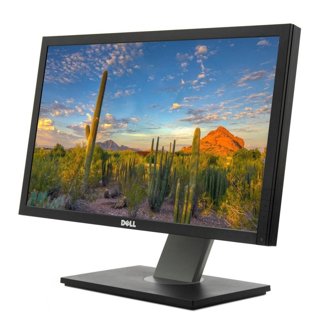 DELL 22-inch LCD Monitor U2211H 1920x1080 DP DVI VGA USB Stand Cables, SCRATCHED