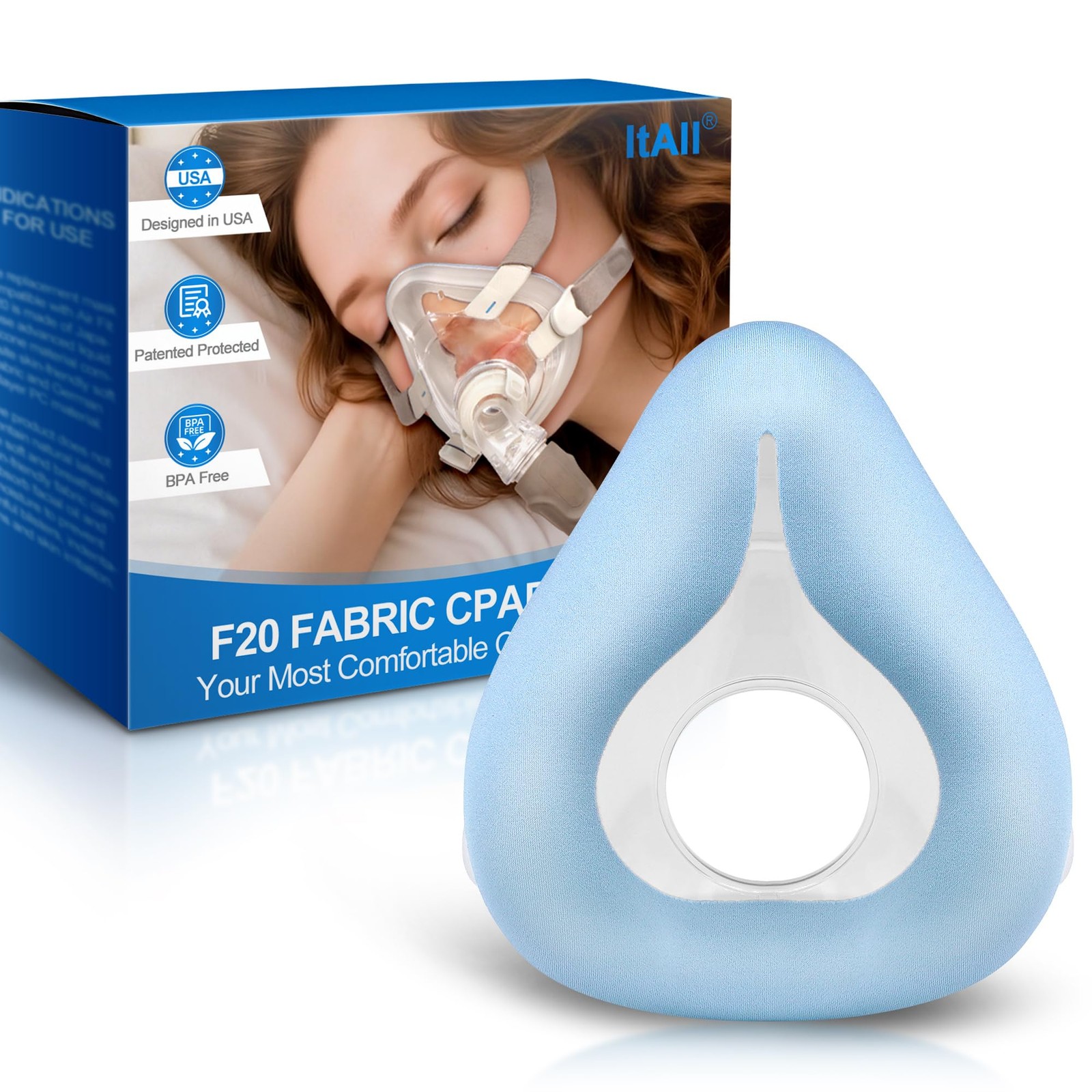 Replacement Cushion Seal for F20- Small, Breathable Fabric, Open Box