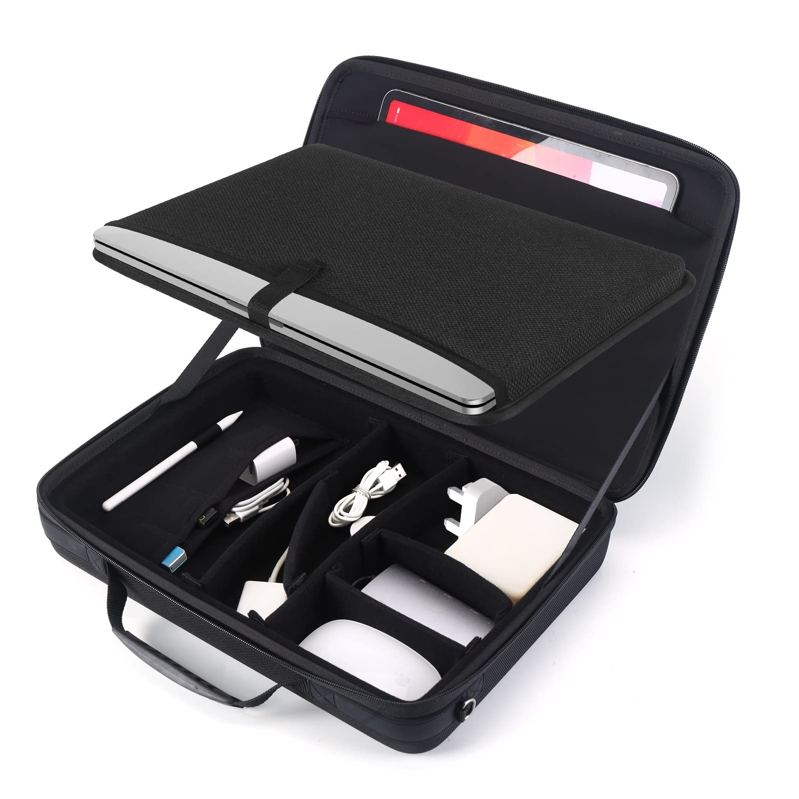 Hard Shell Laptop Briefcase 16 Inch Black