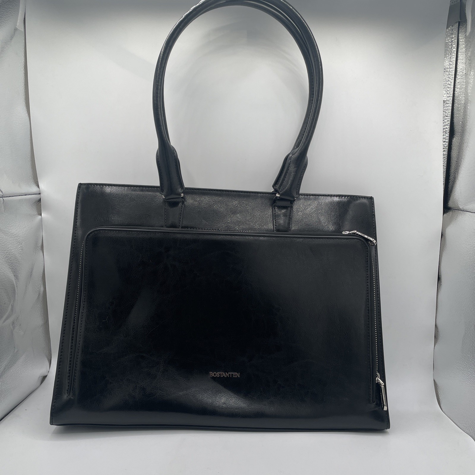 BOSTANTEN Leather Briefcase for Women 15.6 inch Laptop Bag