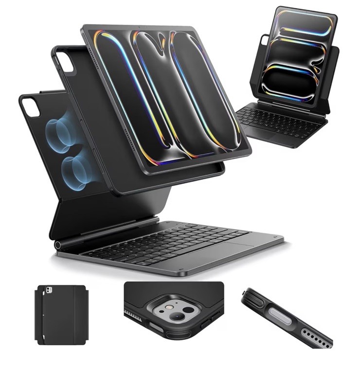 ESR for iPad Pro 11 Inch Case with Keyboard M5/M4 Multi-Mode Magnetic Stand