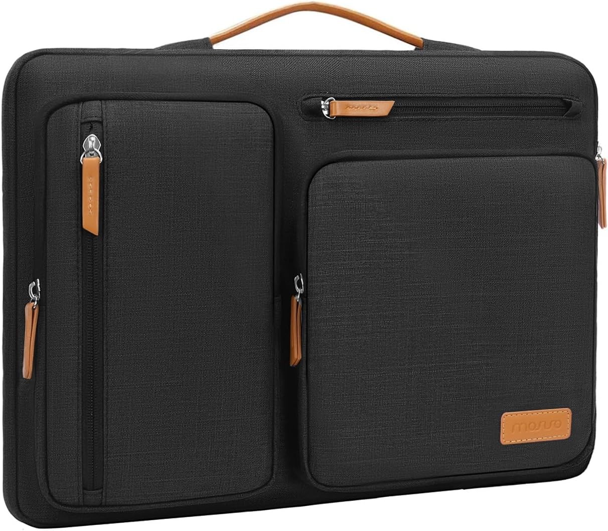 360 Degree Laptop Sleeve for 13-13.3 inch MacBook Air/Pro, Black Protective Case