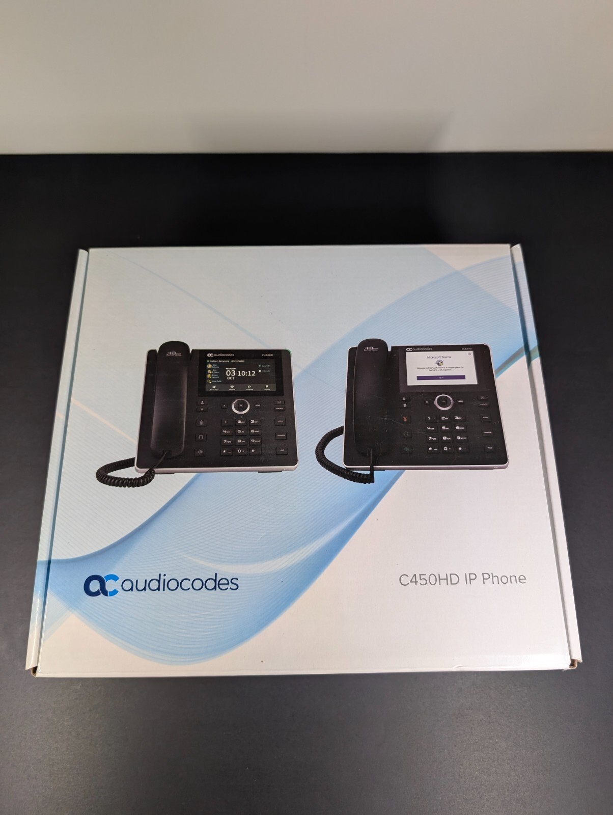  AudioCodes TEAMS-C450HD-DBW IP Phone Black 8 lines TFT Wi-Fi open box C450HD