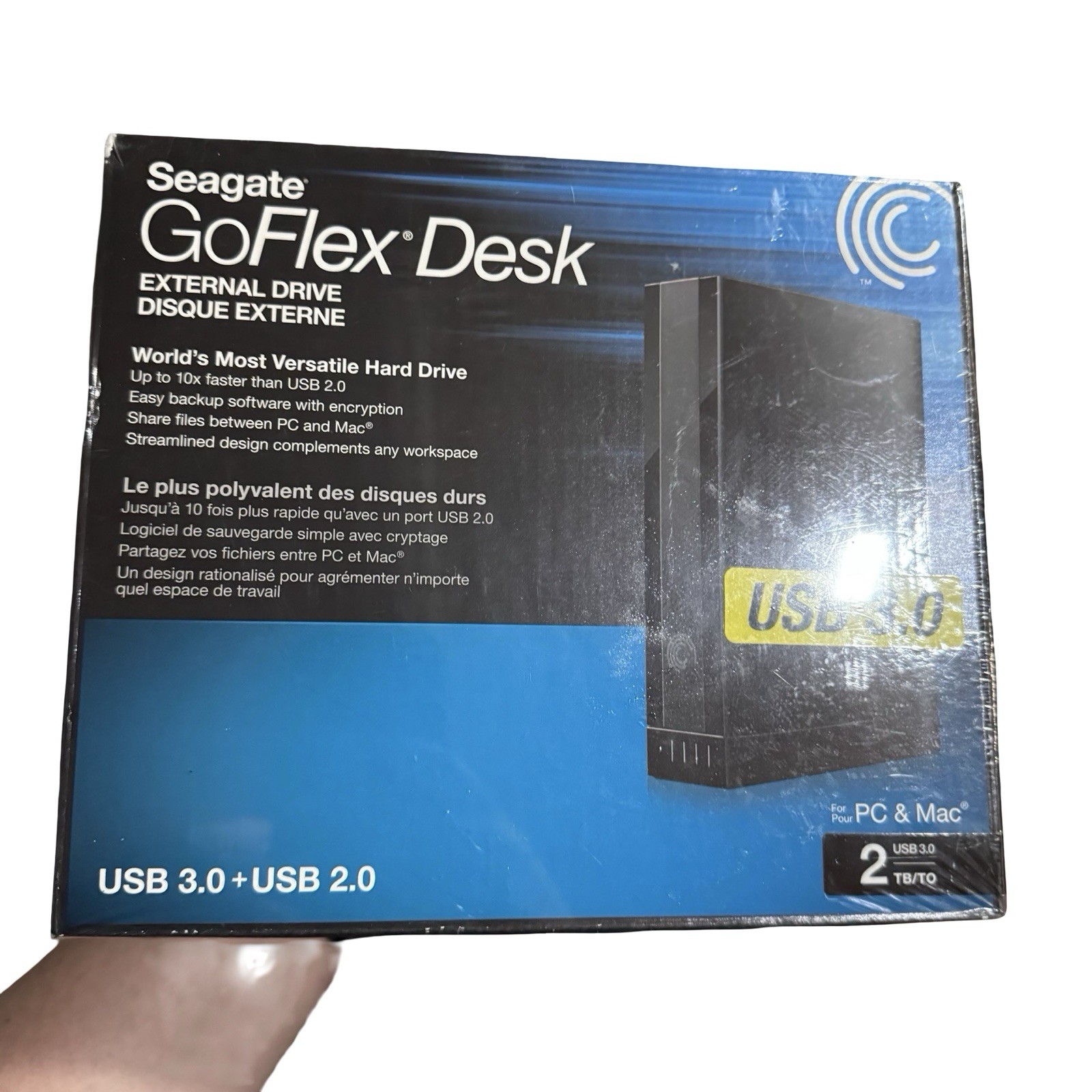 New Seagate Go Flex 2tb External Drive 9ZQAN7-571 Sealed
