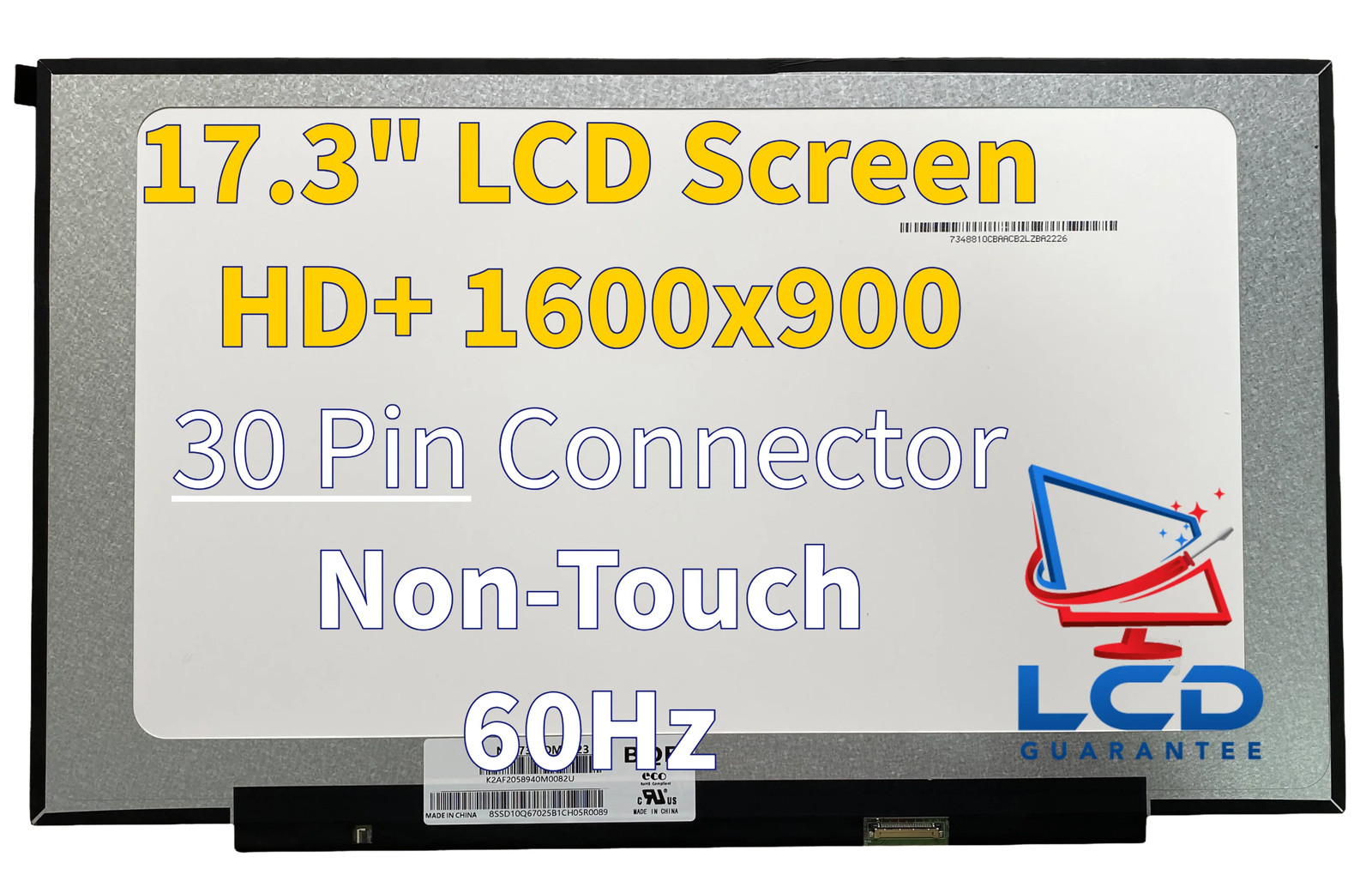 HP 17Z-CP300 Series 17.3" HD+ 60Hz Non Touch Laptop LCD Screen